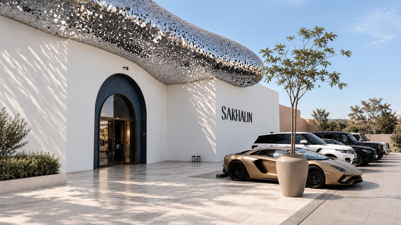 Sakhalin restaurant entrance, Dubai