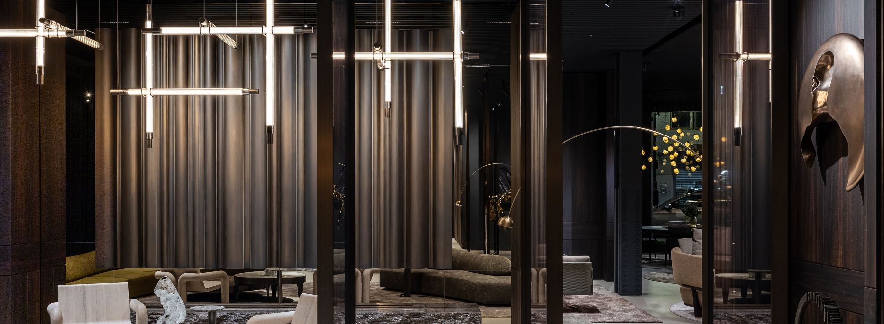 Knightsbridge interior — the address as product